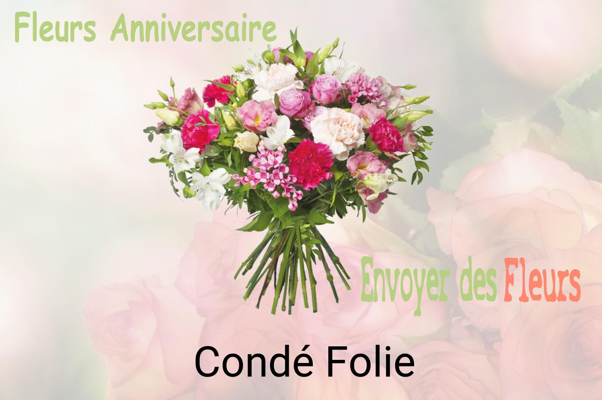 Bouquet de fleurs d’anniversaire livré à Condé-Folie